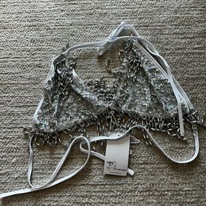 Brand New Festival Sequin Chain Top - Never Worn, With Tag